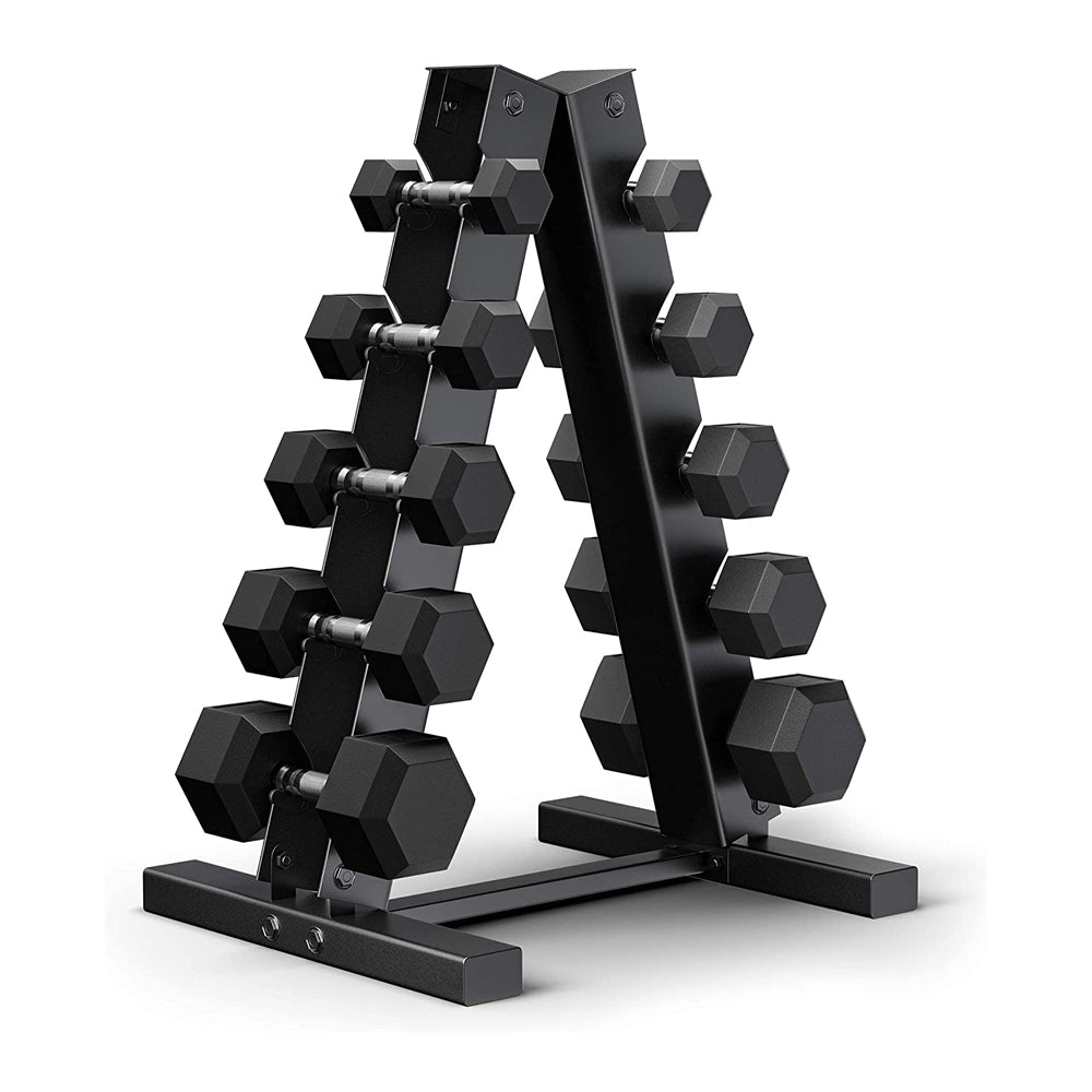 Epic Fitness Heavy Duty 5 Tier A Frame Dumbbell Weight Rack - Stand Only (Used) - VMInnovations