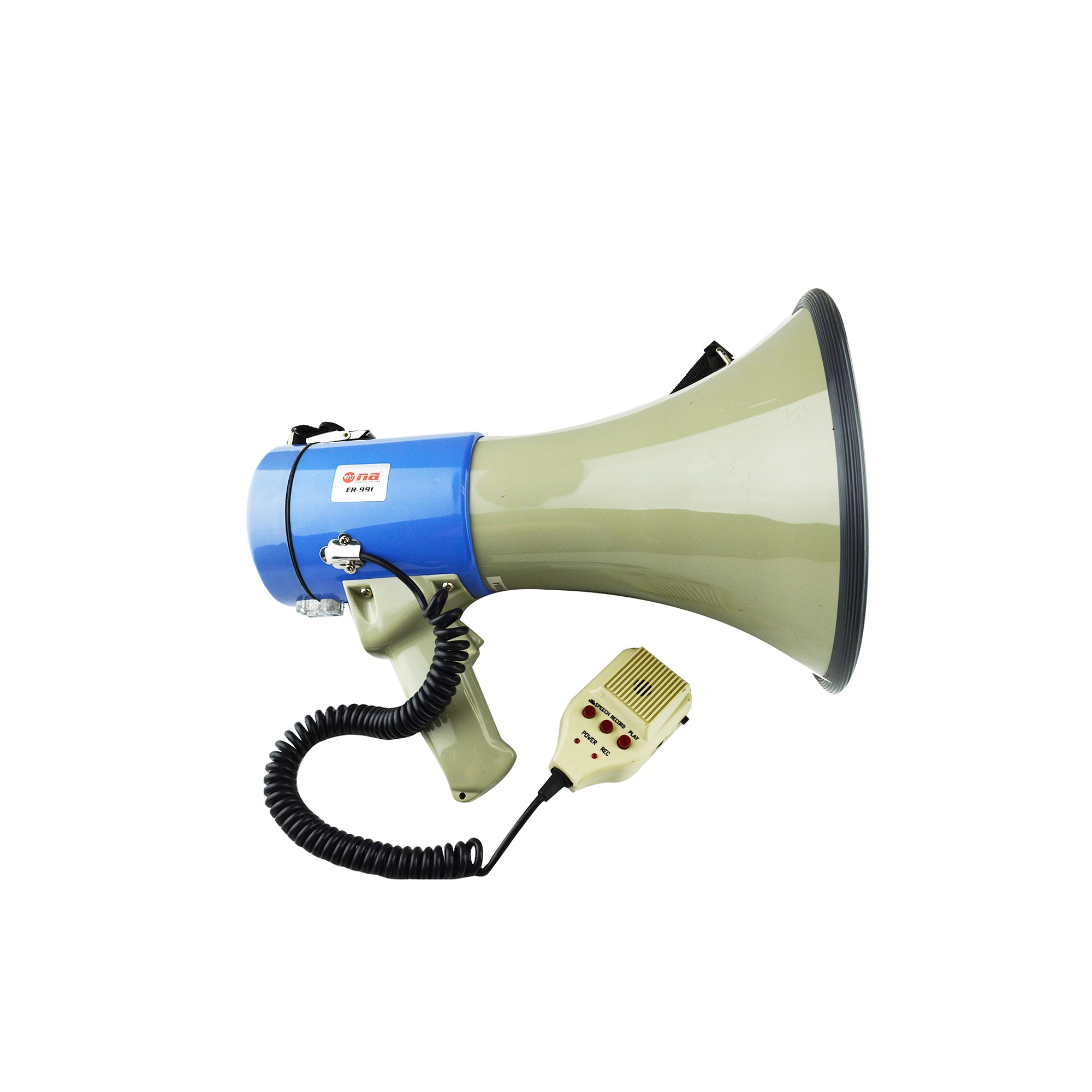 Nippon America ER-991 Megaphone Speaker w/ Built In Siren, 50 Watts (Open Box)