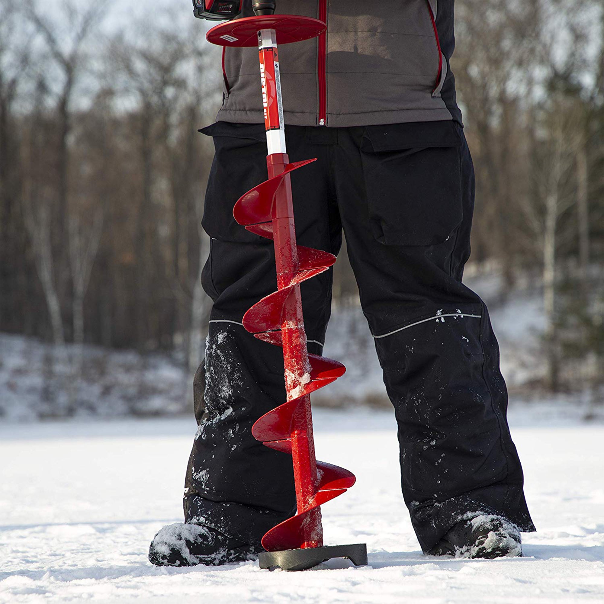 Eskimo Ice Fishing 8 Inch Steel Blade Pistol Ice Auger Bit Attachment(For Parts)