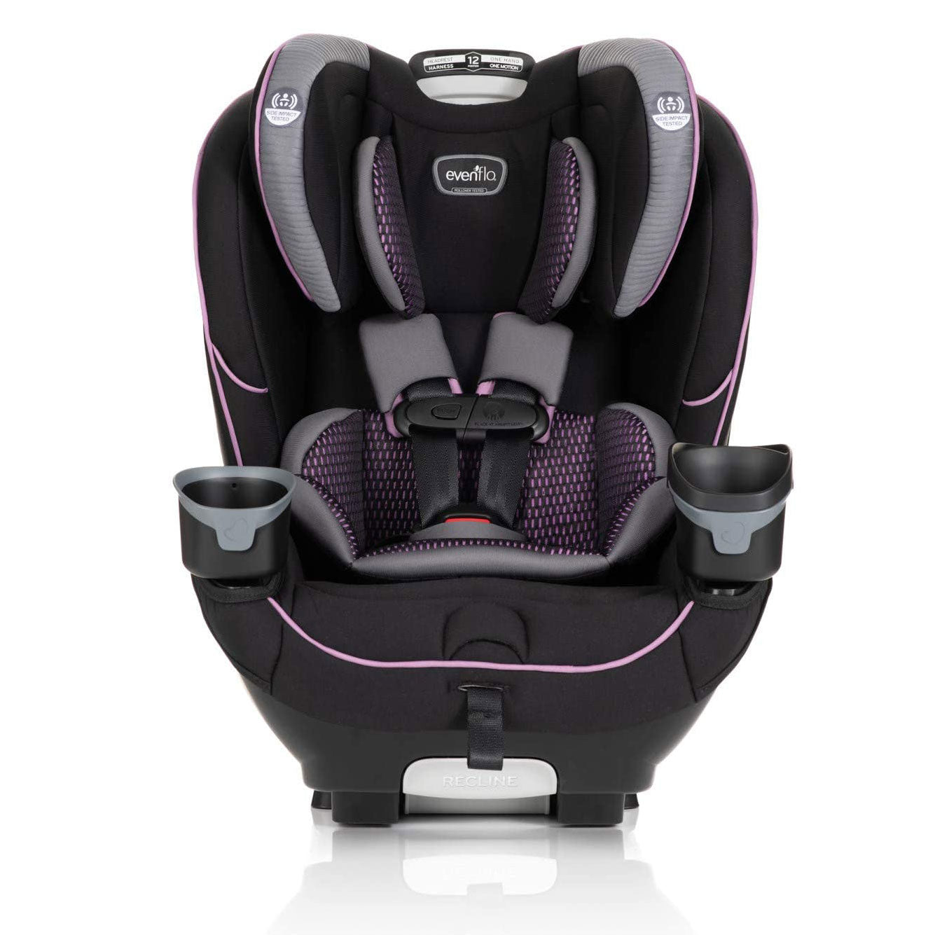 Evenflo EveryFit 4-in-1 Adjustable Convertible 12-Position Headrest Car Seat