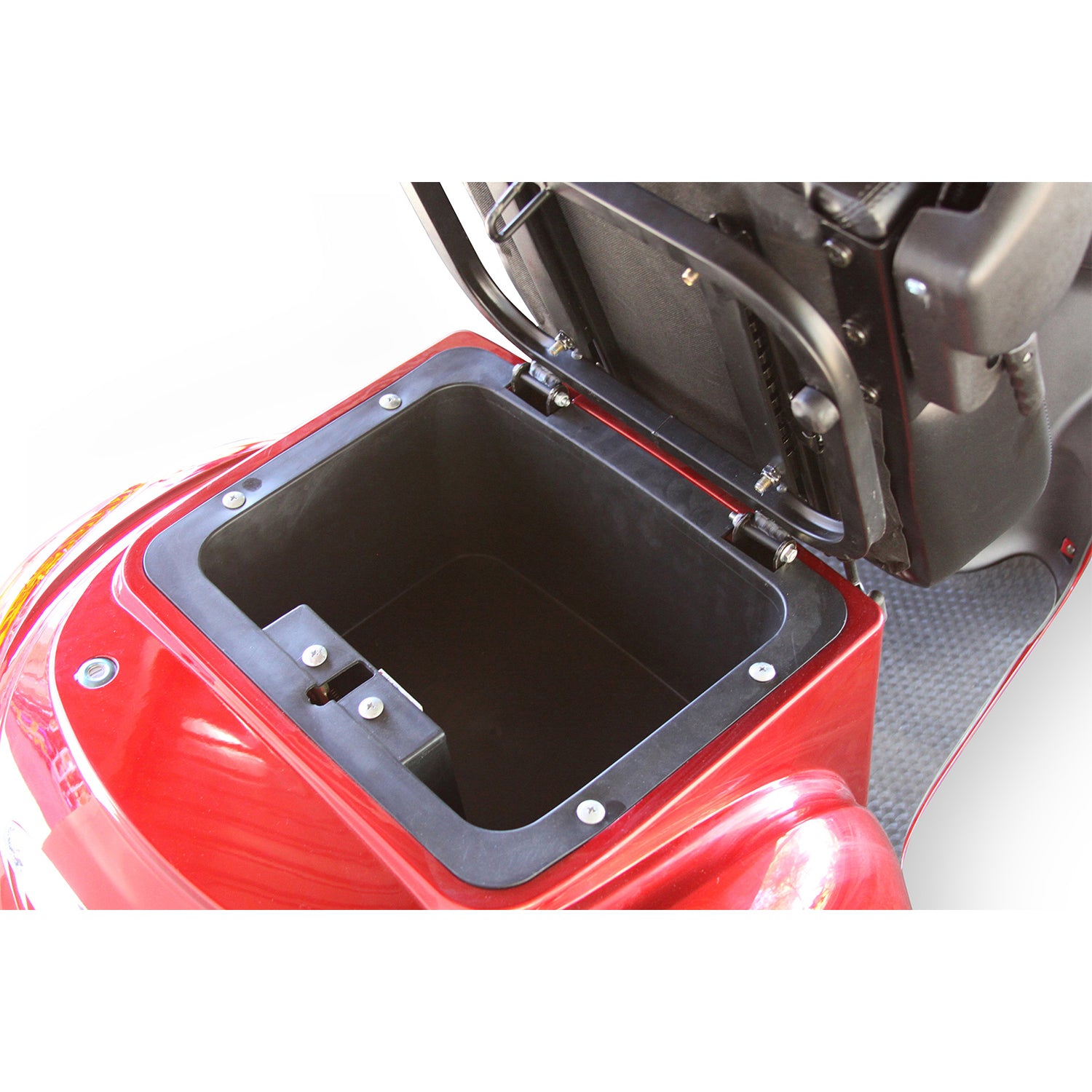 EWheels EW-36 3 Wheeled Wide Body Mobility Scooter w/ Anti Theft Alarm, Red - VMInnovations