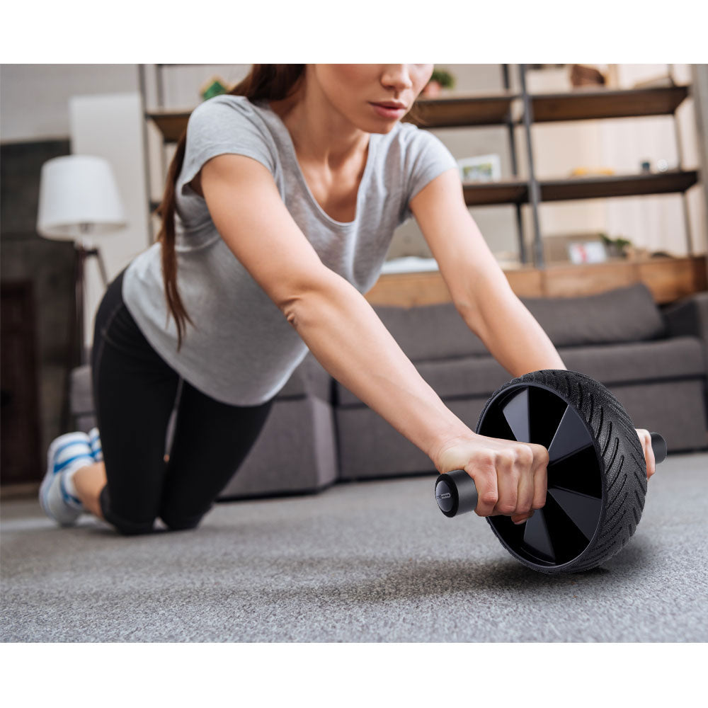 HolaHatha Fitness Abdominal Core Toner Single Ab Roller Wheel (Open Box) - VMInnovations