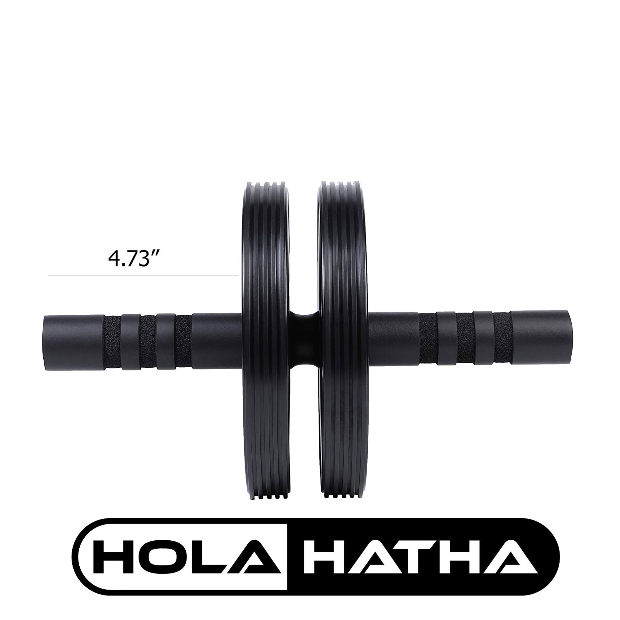HolaHatha Exercise Fitness Ab Core Toner Workout Double Ab Roller Wheel (Used) - VMInnovations