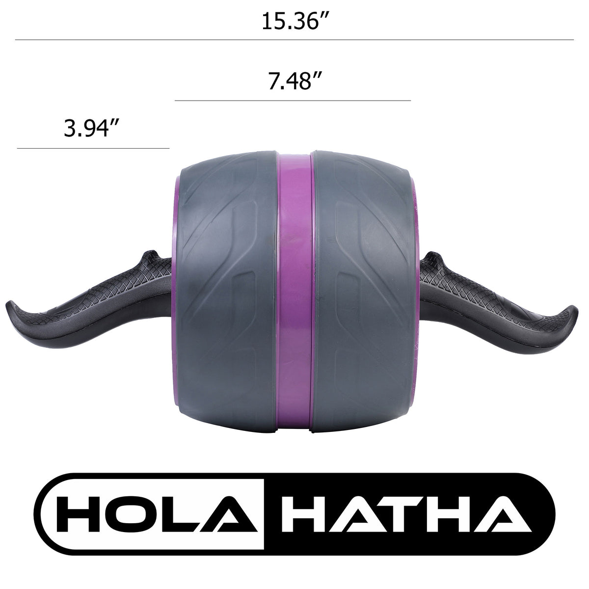 HolaHatha Abdominal Core Building Extra Wide Workout Ab Roller Wheel (Used)