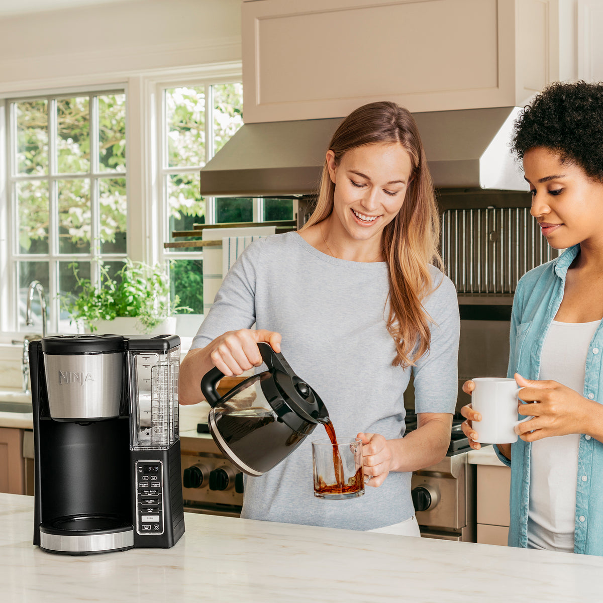 Ninja 12 Cup Programmable Coffee Maker, Black (Certified Refurbished) (Open Box)