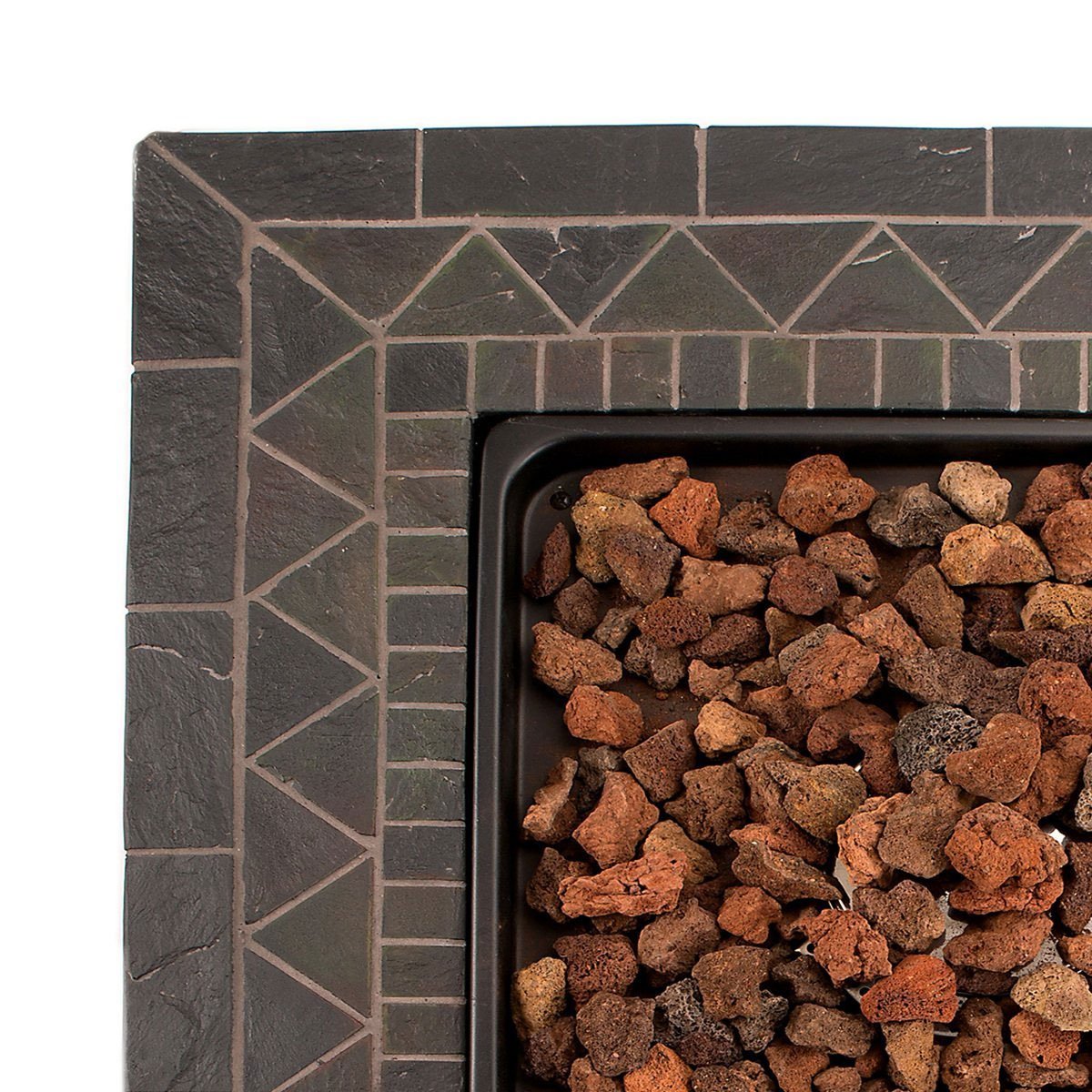 Endless Summer 30 in Outdoor Gas Lava Rock Fire Pit (Certified Refurbished)