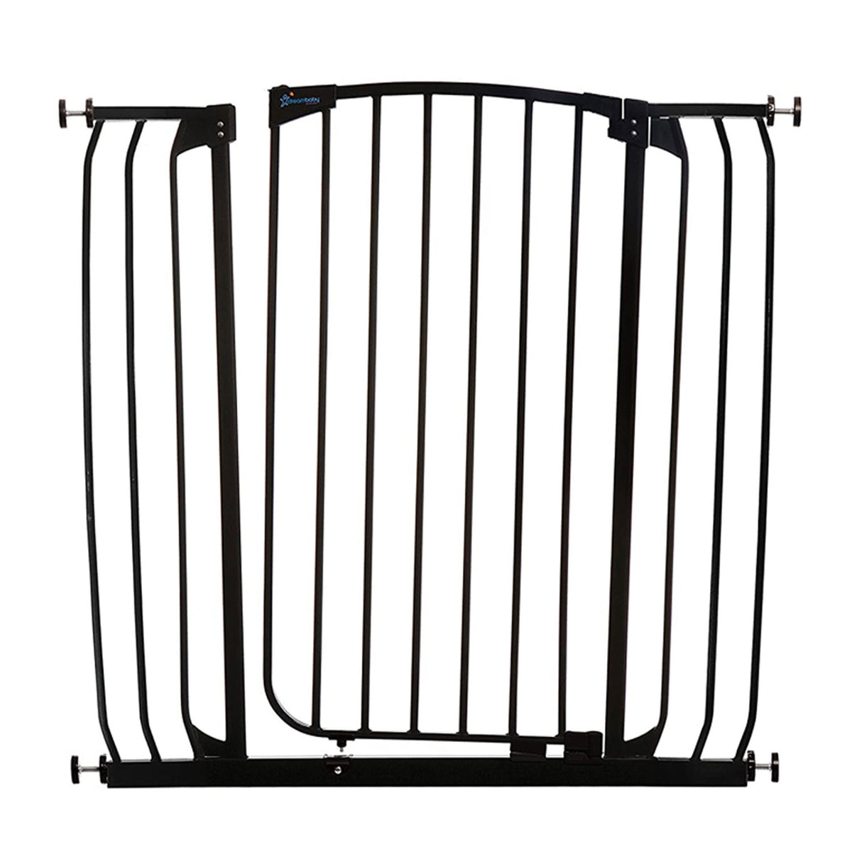 Dreambaby F191B Chelsea Extra Tall 38 to 42.5" Auto Close Baby & Pet Gate, Black - VMInnovations