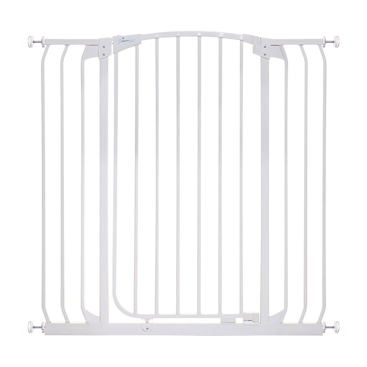 Dreambaby F191W Chelsea Extra Tall 38 to 42.5" Auto Close Baby & Pet Gate, White - VMInnovations