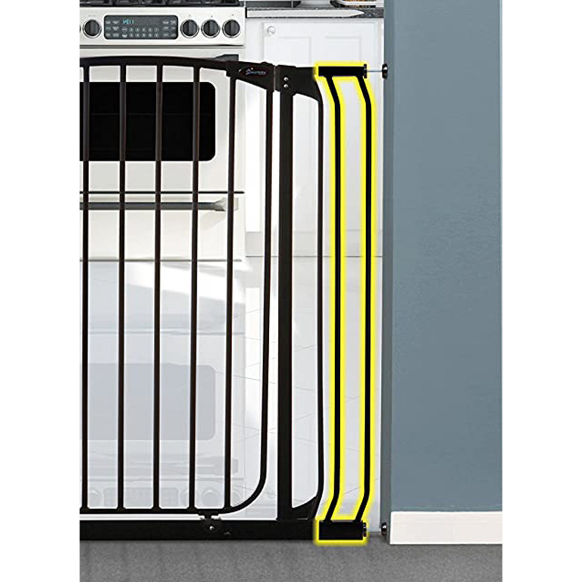 Dreambaby F192B Chelsea 3.5 Inch Wide Baby and Pet Safety Gate Extension, Black - VMInnovations