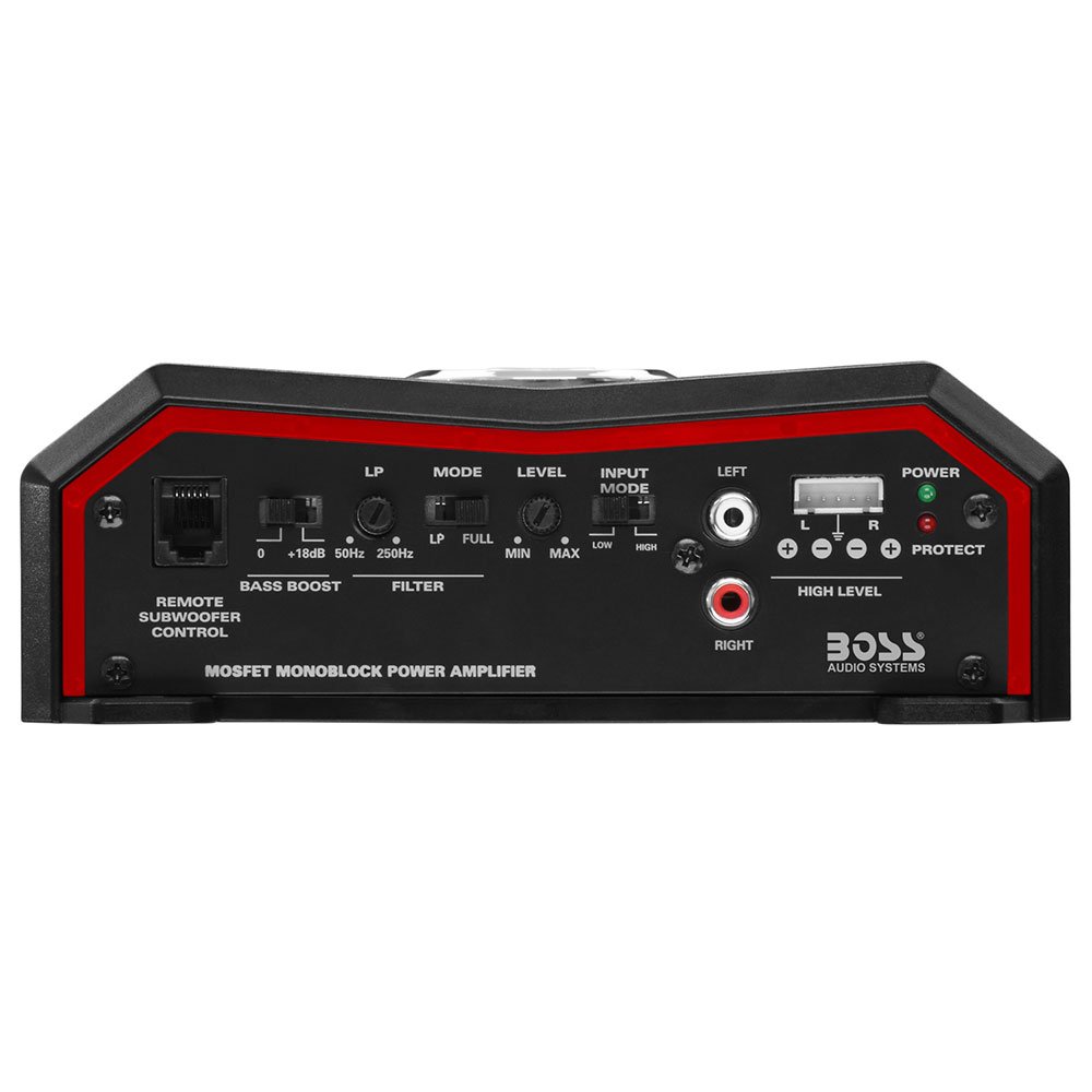 Boss Audio Systems BE1500.1 Elite Monoblock Amplifier & Installation Wiring Kit