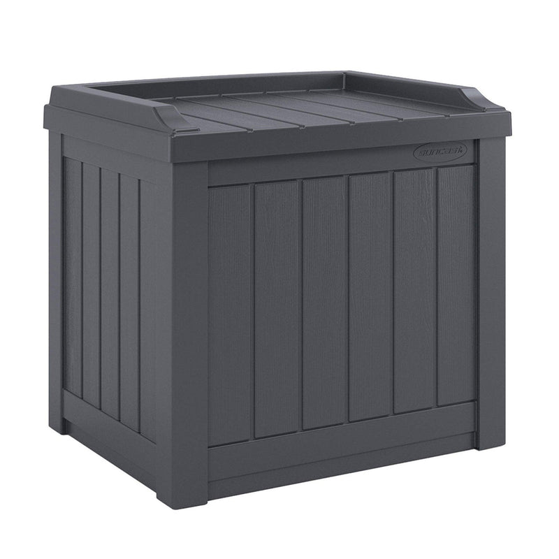 Suncast SS500ST 22 Gallon Small Resin Outdoor Patio Storage Deck Box