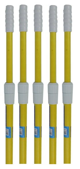 5) Hydro Tools 8375 8' to 16' 2 Piece Adjustable Fiberglass Telescopic Pool Pole