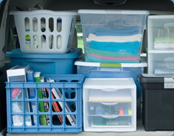 Sterilite ClearView Compact Portable 3 Storage Drawer Organizer Cabinet (5 Pack)
