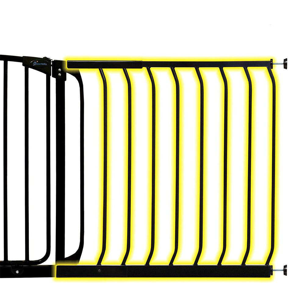 Dreambaby F831B Chelsea 14 Inch Wide Baby and Pet Safety Gate Extension, Black - VMInnovations