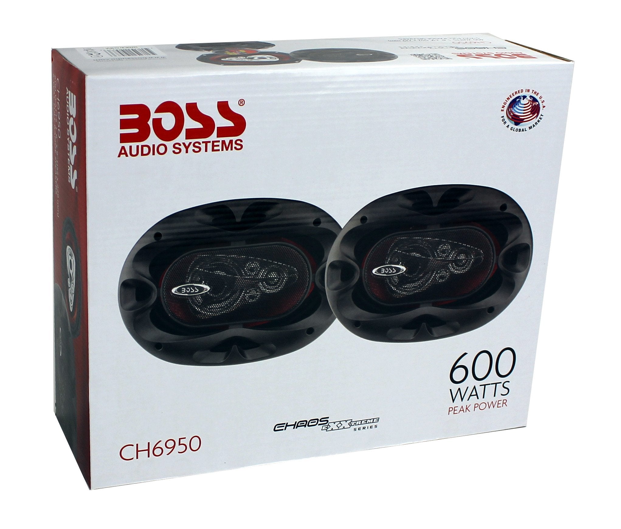 BOSS Audio CHAOS 6x9" 5-Way 600W Car Coaxial Audio Stereo Speakers (4 Pair) - VMInnovations
