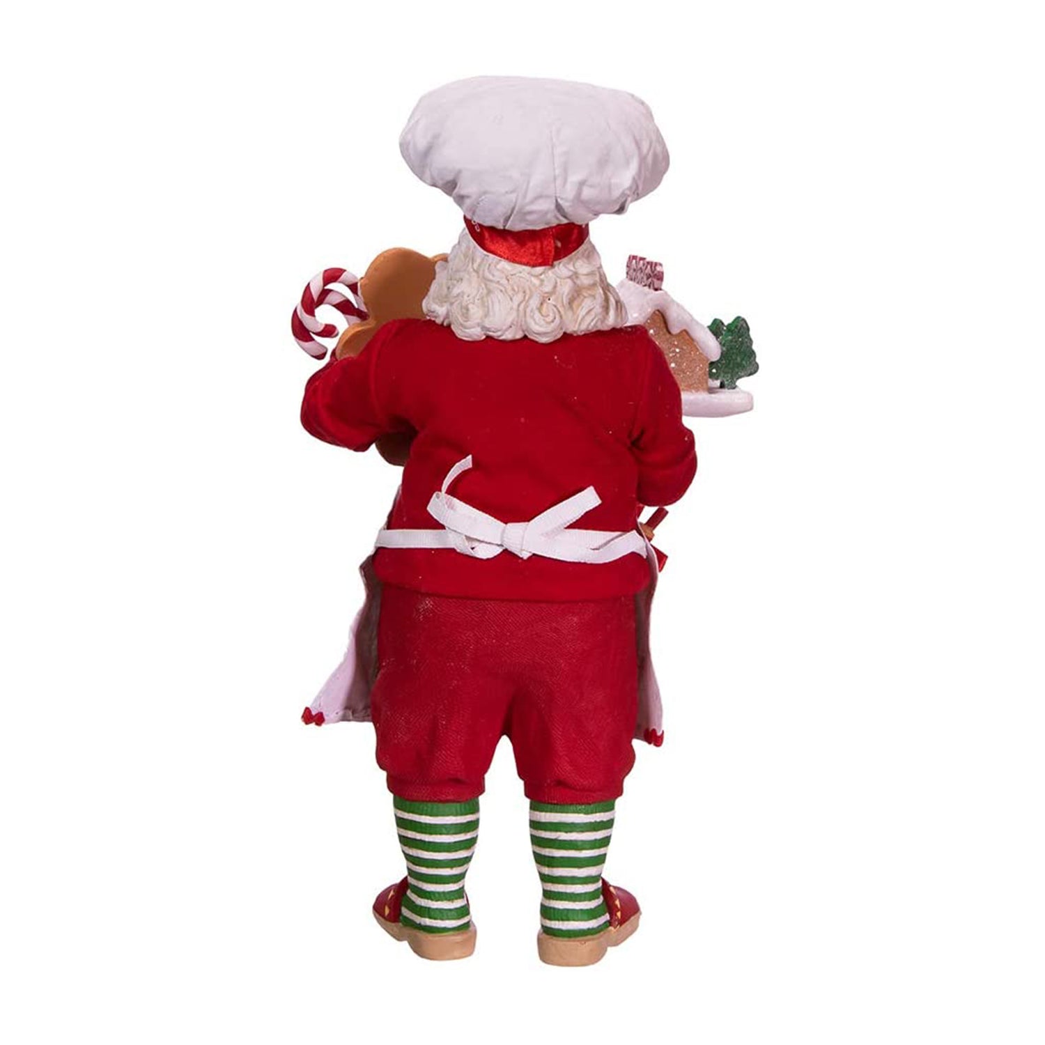 Kurt Adler 10.5" Fabriche Gingerbread Chef Santa Christmas Figurine (Open Box)