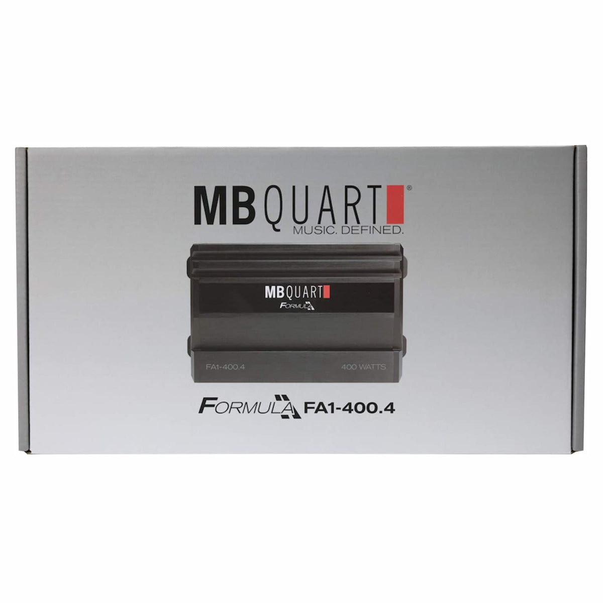 MB Quart Formula Class AB 4 Channel 400W Car Audio Amplifier, Black (Used)