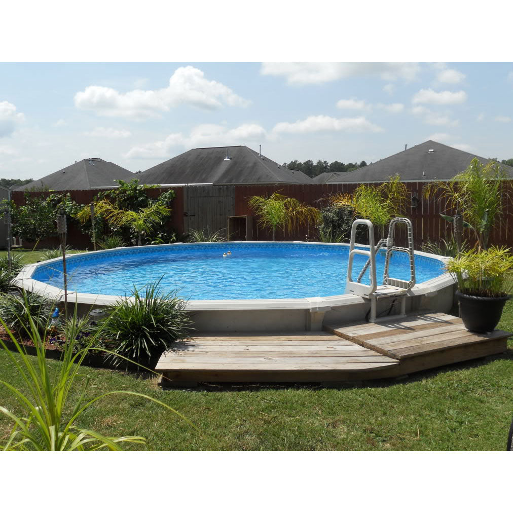 Durable Ladder for Swimming Pool Bundled w/ Main Access Smart Step Pool (2 Pack) - VMInnovations