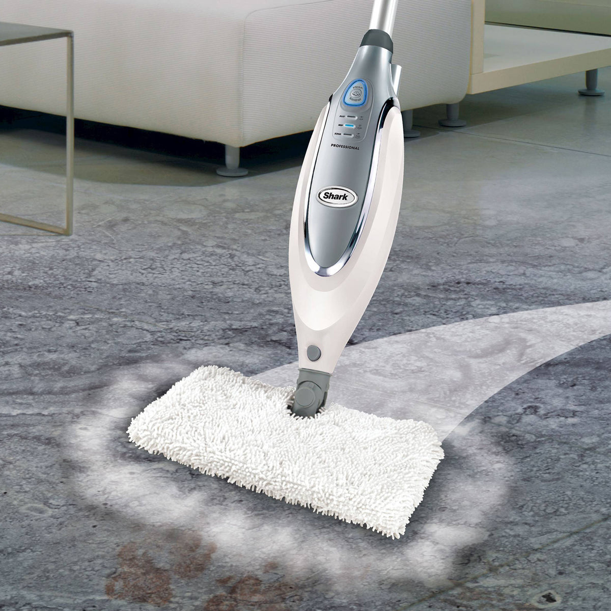 Shark Dust, Mop, & Scrub Steam Pocket Mop Certified Refurbished (Used)