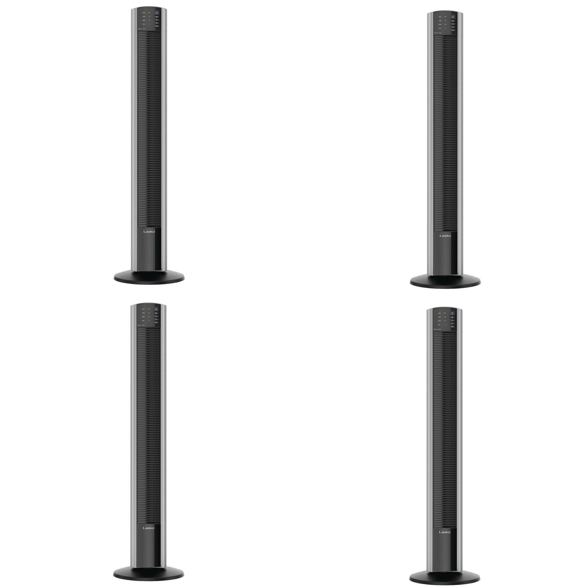 Lasko XtraAir 48 In. Tower Home Fan Air Ionizer with Remote Control (4 Pack) - VMInnovations