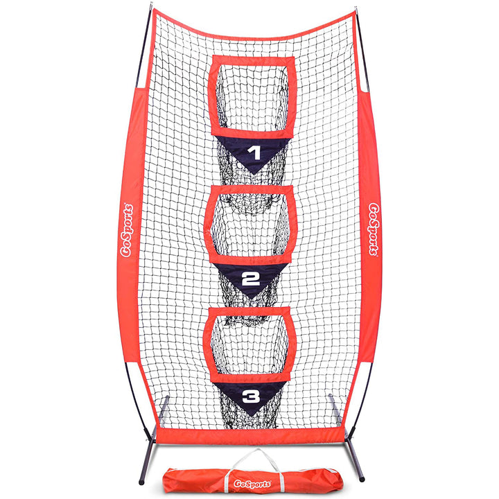 GoSports Vertical 8 X 4 Quarterback Training Net w/ 3 Target Pockets (Open Box) - VMInnovations