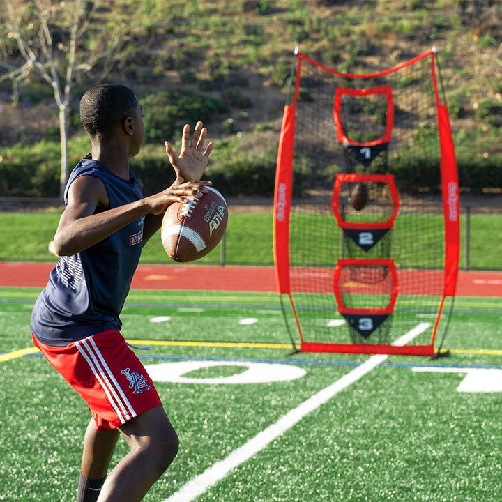 GoSports Vertical 8 X 4 Quarterback Training Net w/ 3 Target Pockets (Open Box) - VMInnovations