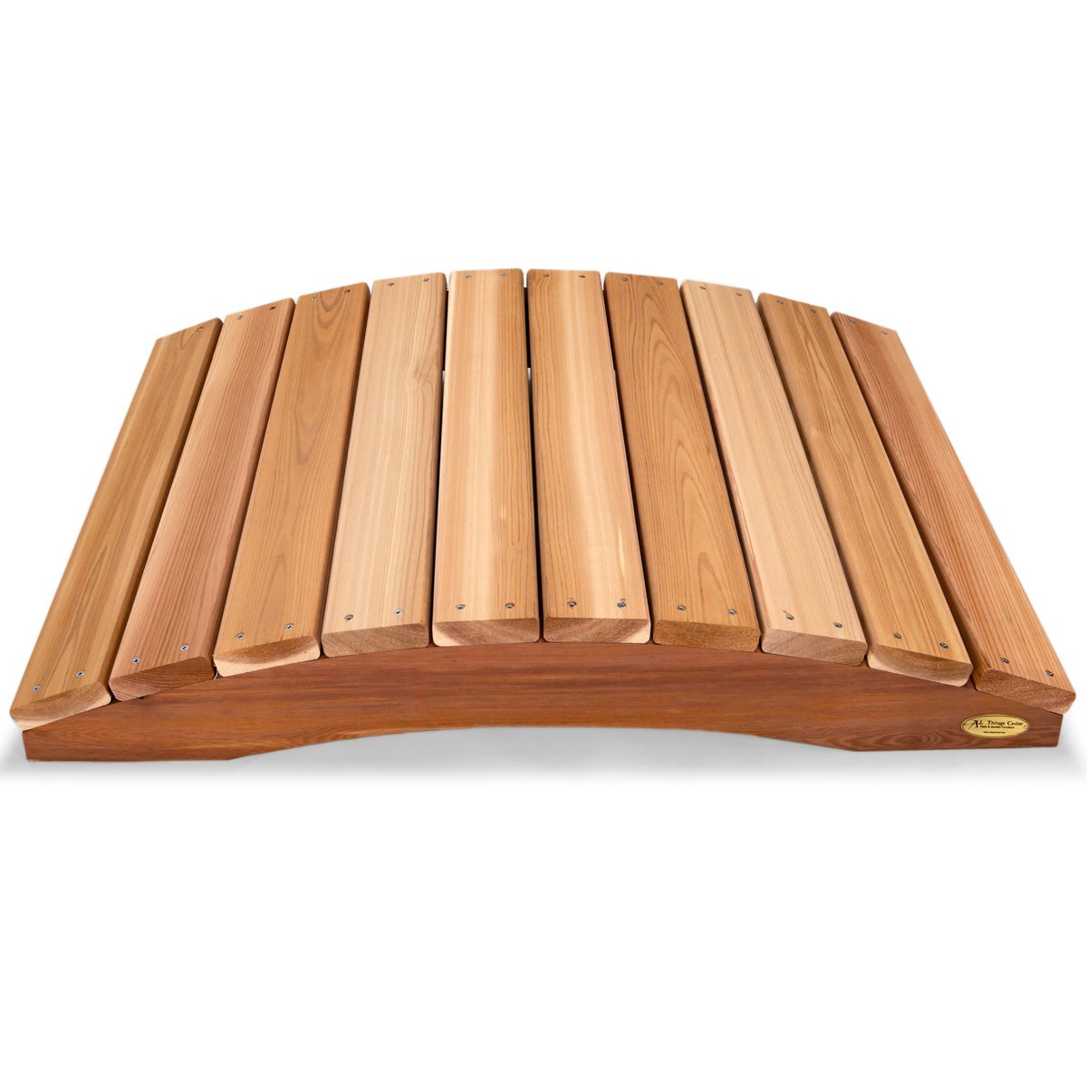 All Things Cedar 3 Foot Bridge, Red Western Cedar, 36 x 36 x 7 Inches (Open Box)