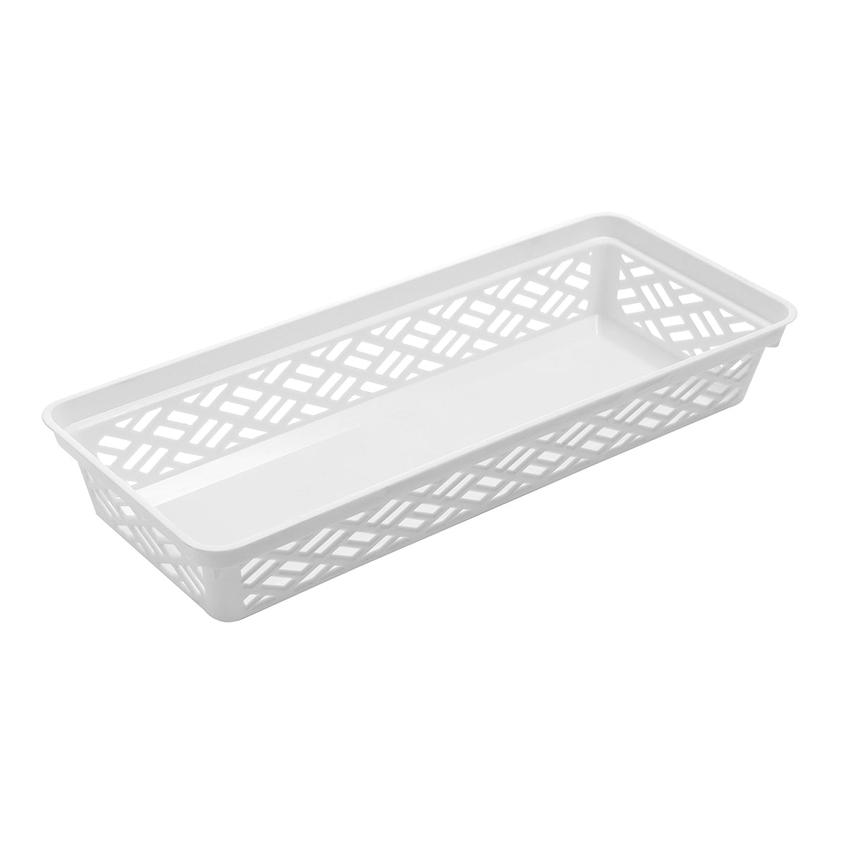 Ezy Storage 32135 Long Brick or Plastic Household Organization Basket, (12 Pack) - VMInnovations