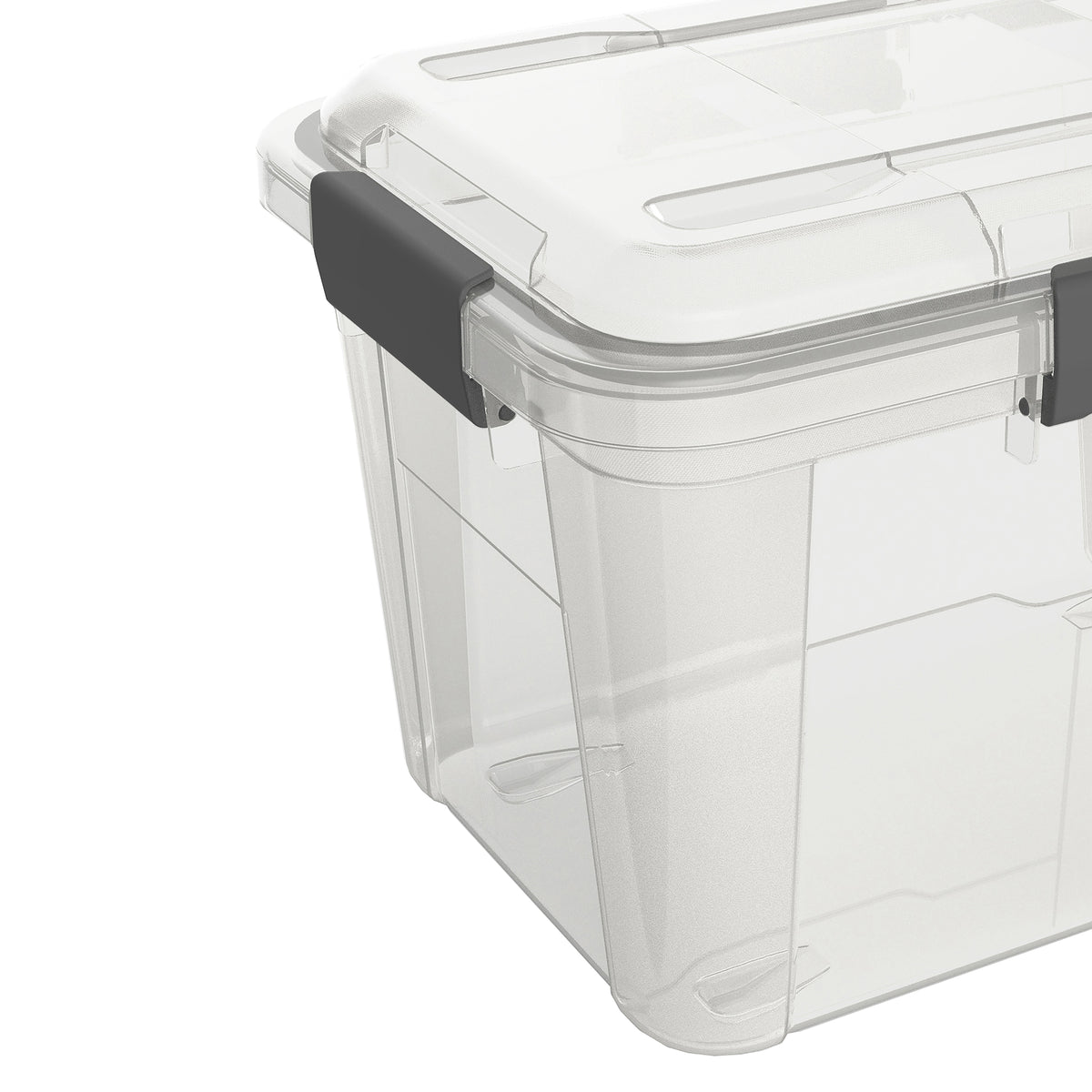 Ezy Storage Weather Proof IP65 5 Gallon Plastic Storage Container w/Lid (6 Pack) - VMInnovations