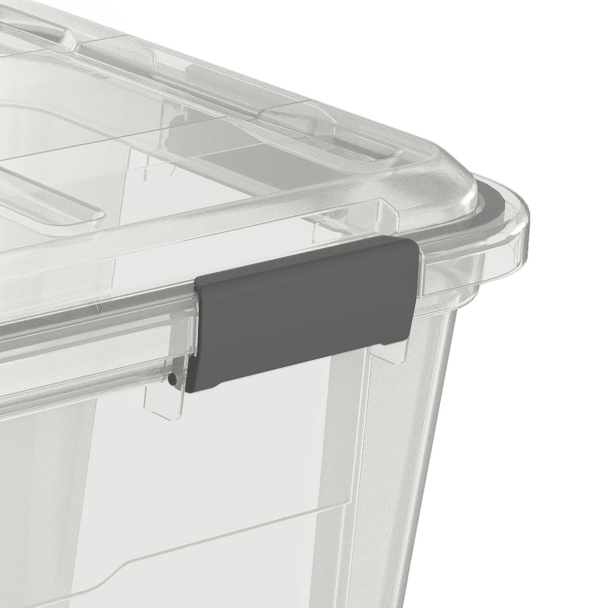 Ezy Storage Weather Proof 13 Gallon Plastic Storage Container Bin Box w/ Lid