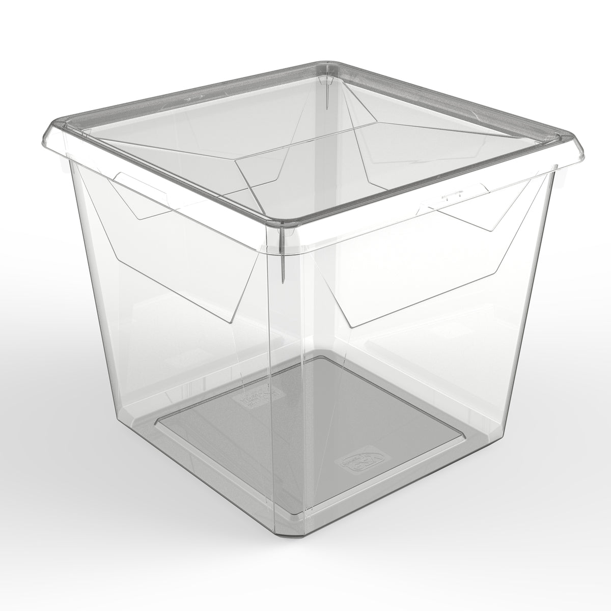 Ezy Storage Karton Large 16.9 Qt Plastic Storage Container Bin Box with Lid