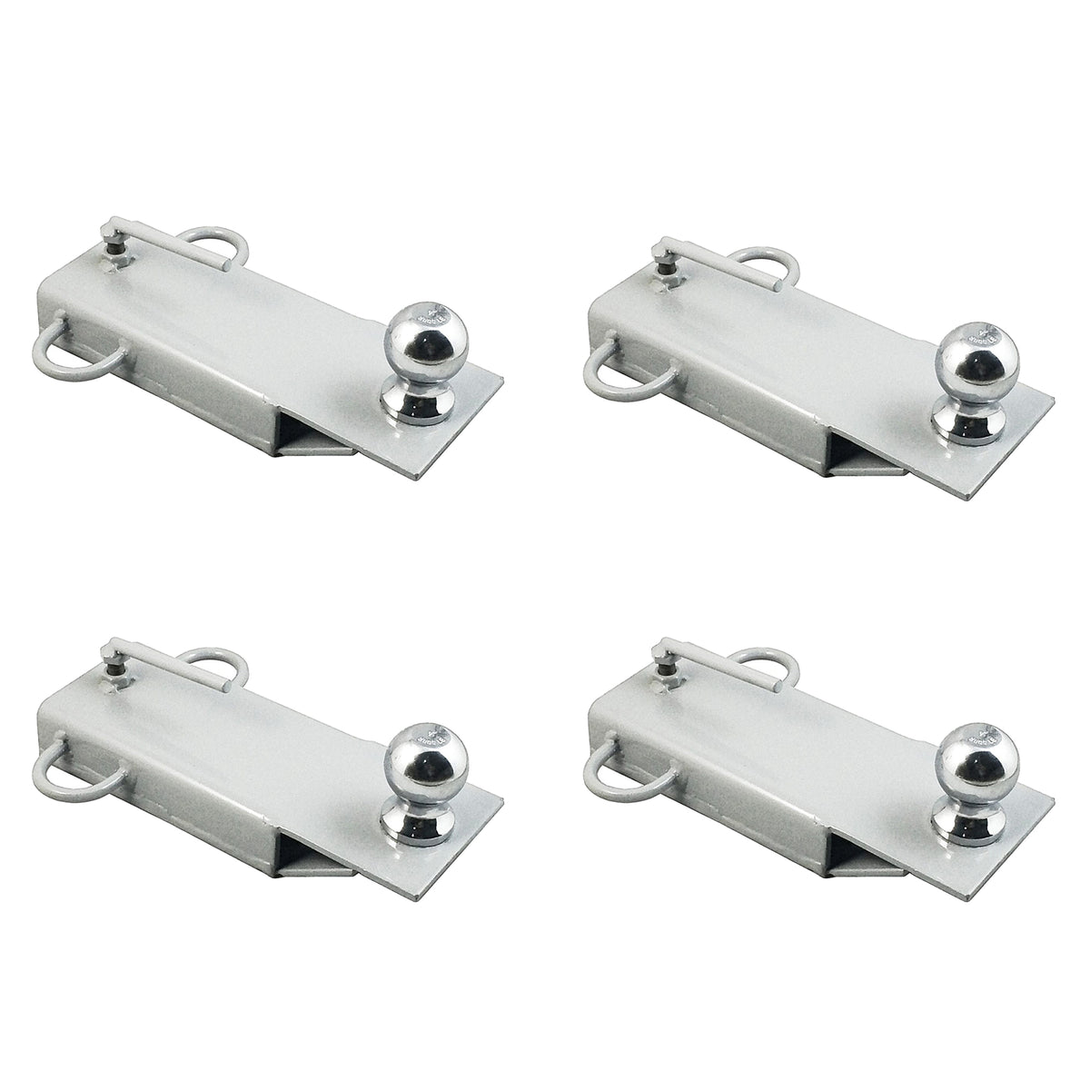 Field Tuff FTF-01FBMA 4in Ball Mount Hitch Adapter Fork Attachment (4 Pack)