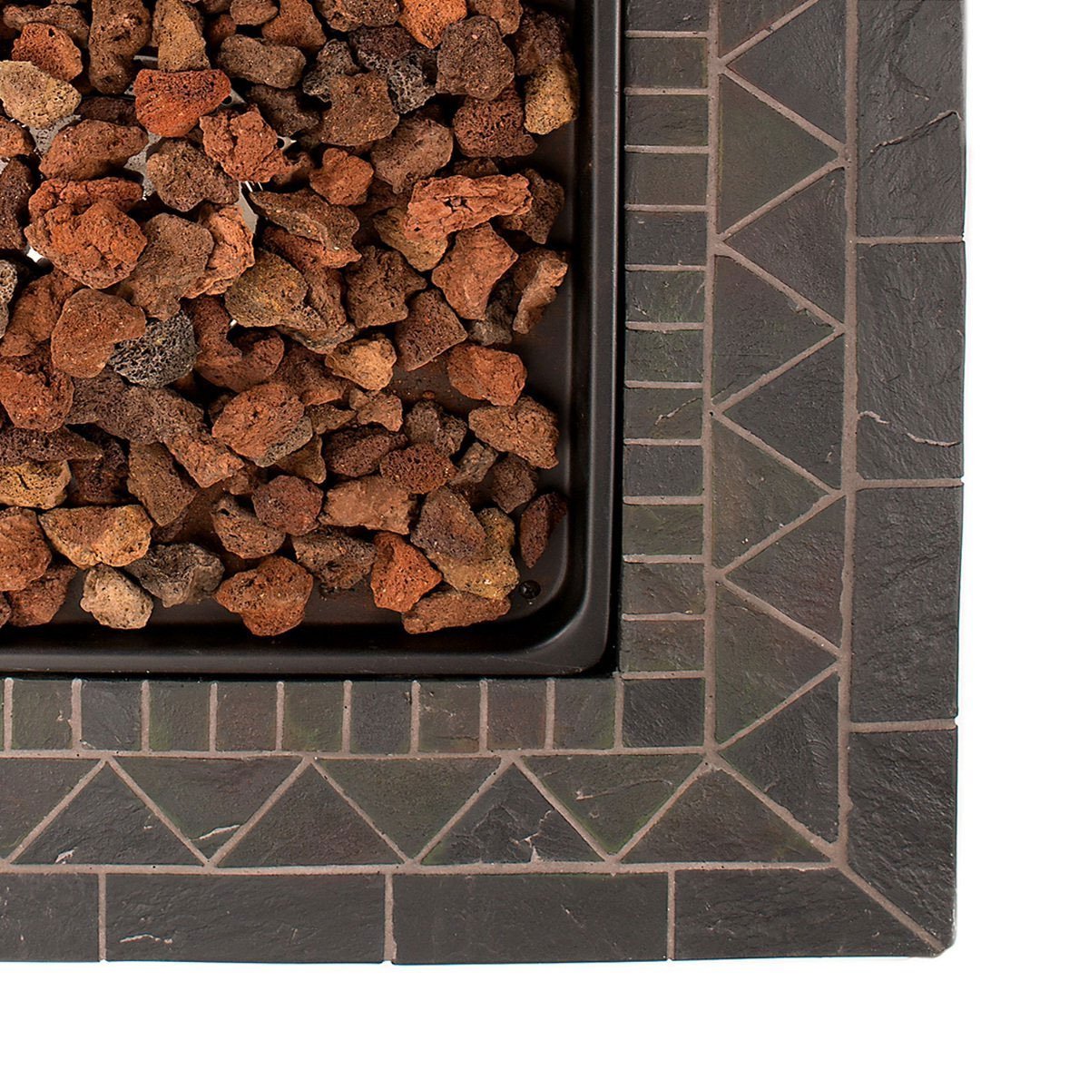 Endless Summer 30 in Outdoor Gas Lava Rock Fire Pit (Certified Refurbished)