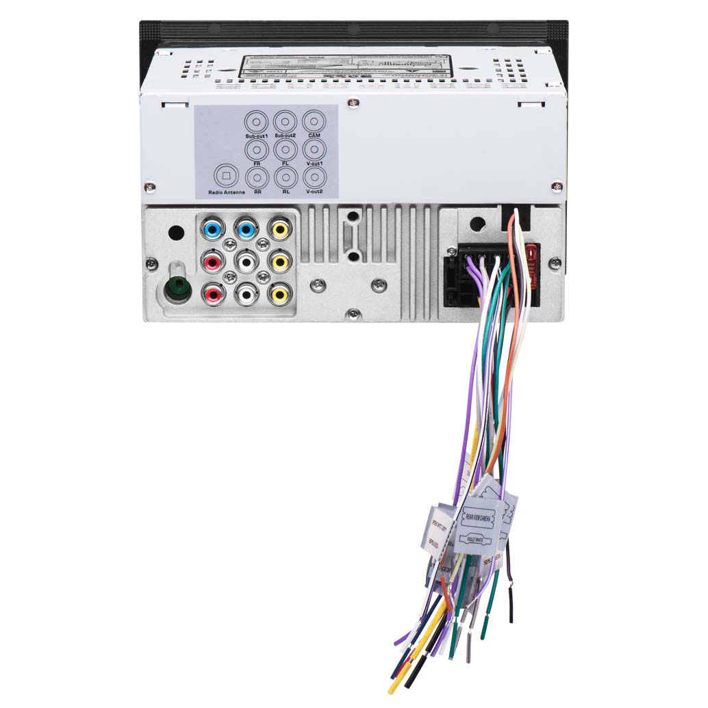 Boss Audio 320W Double DIN In-Dash Car Receiver and KIT10 Car Audio Wiring Kit