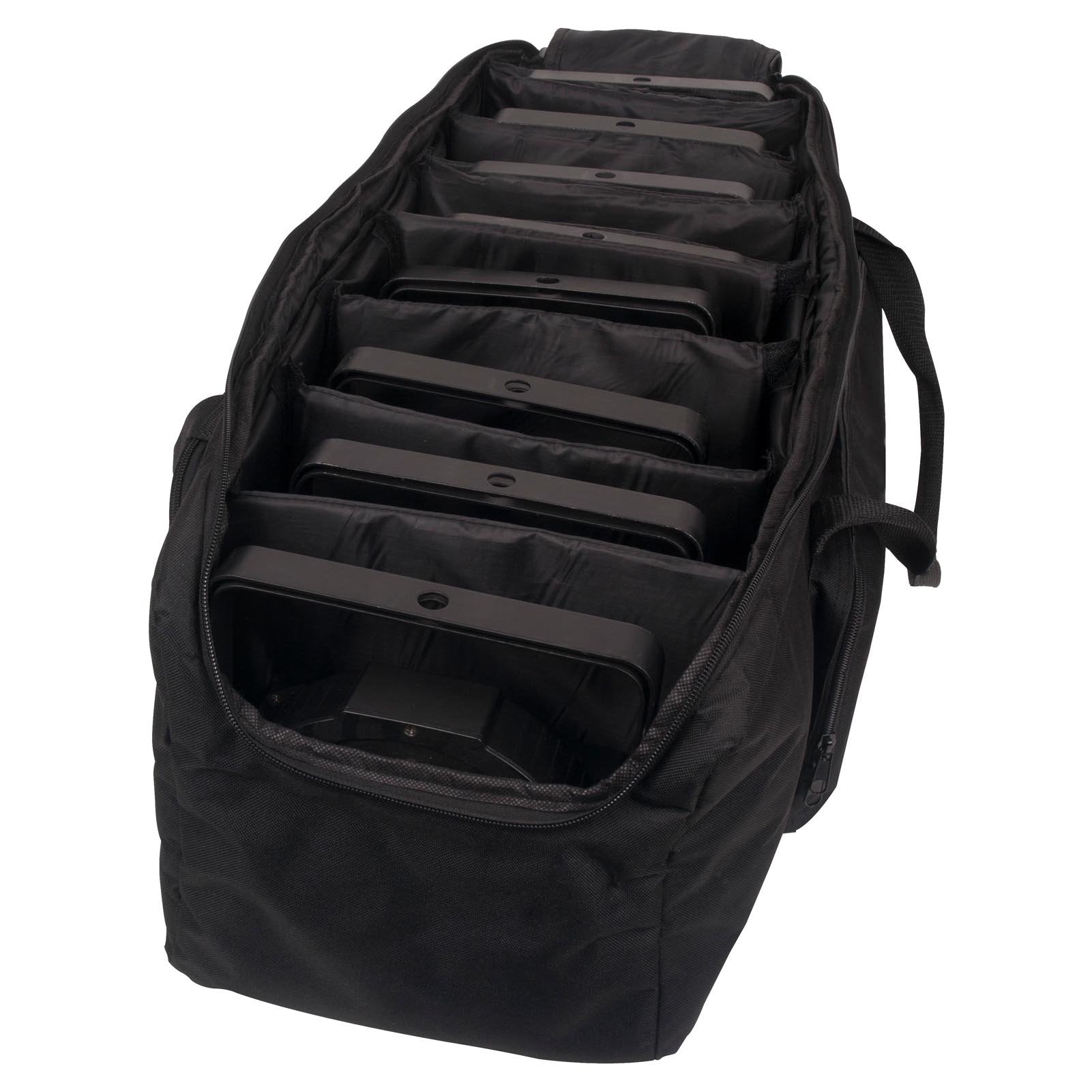 ADJ Padded Gig AccuCase for Slim LED Mega Par Profile Light, F8 Par Bag (4 Pack)