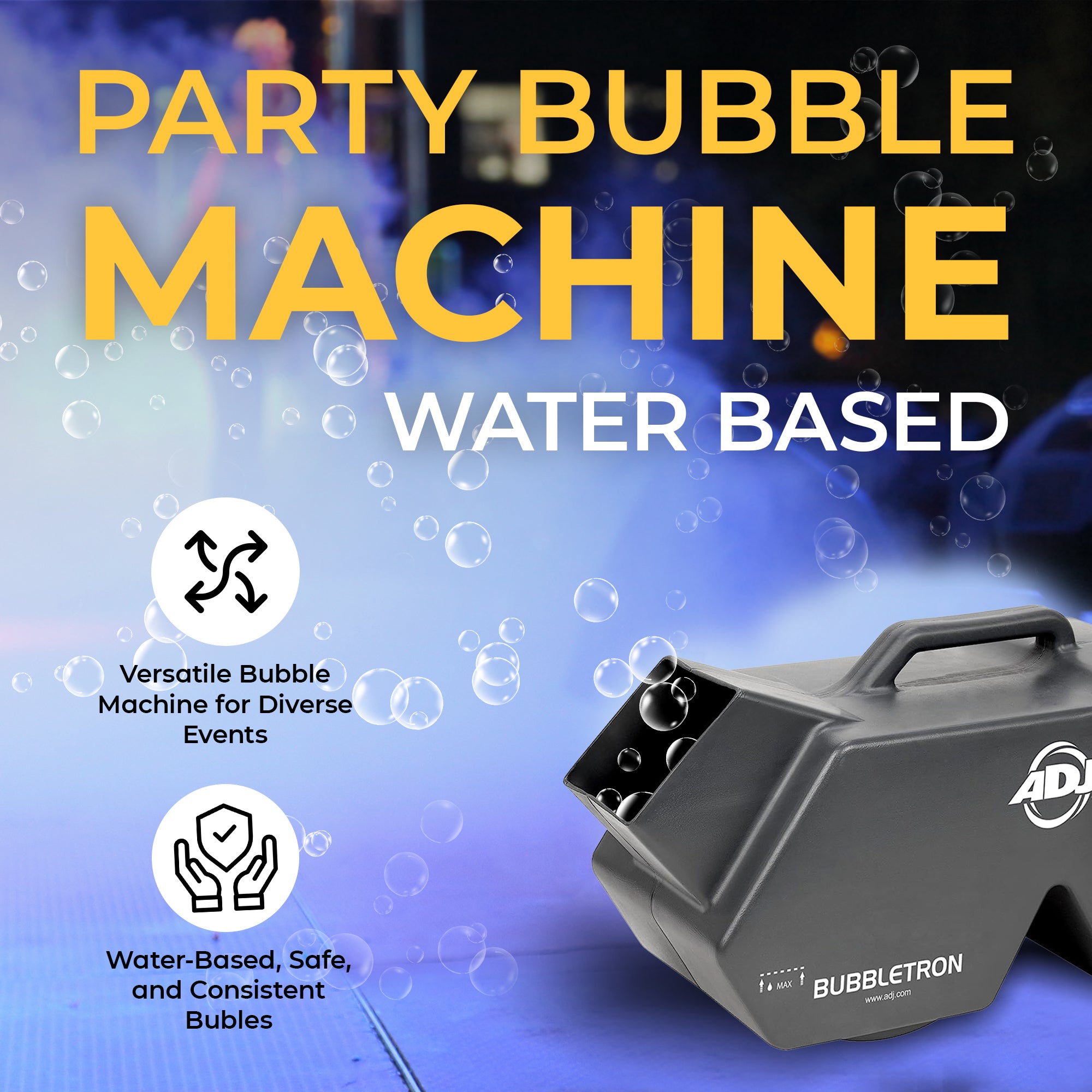 American DJ Professional Portable Party Bubble Machine with Remote (Open Box) - VMInnovations