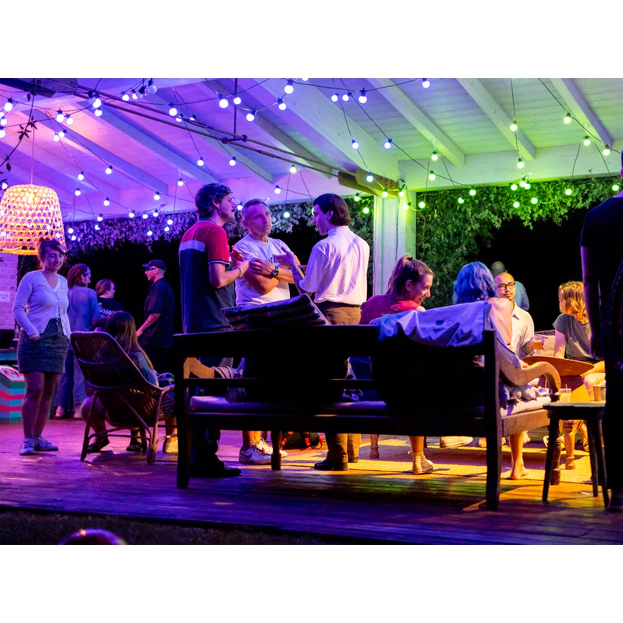 Twinkly Festoon App-Controlled Smart LED Bulb Light String 20 Multicolor (Used) - VMInnovations
