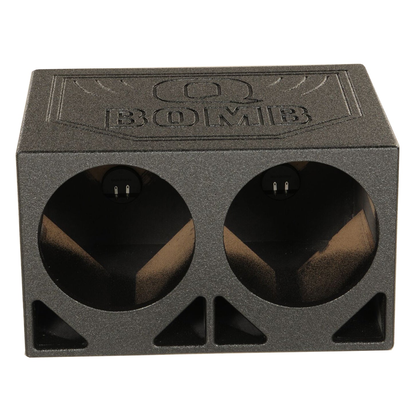 AudioPipe TXX-BD2-10 High Power 1200W 10" Car Subwoofer (2 Pack) & Dual Sub Box