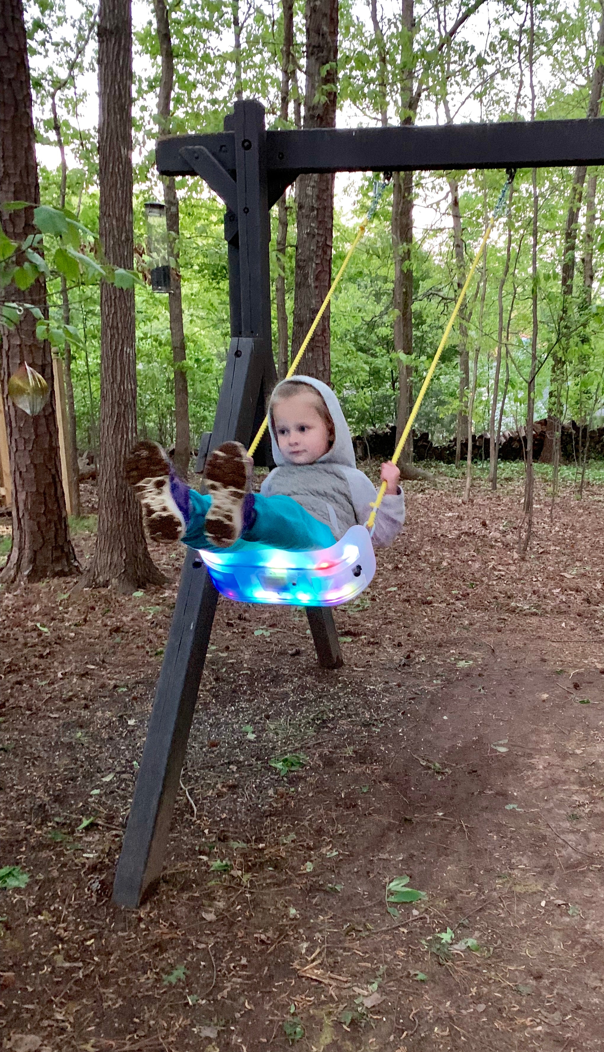 XDP Recreation Firefly Outdoor LED Kids Tree Swing with Hardware (For Parts) - VMInnovations