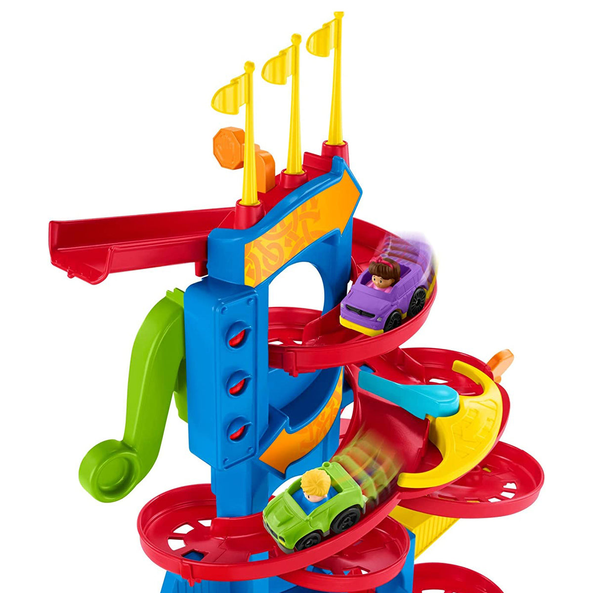 Fisher-Price Take Turns Skyway 3 Foot Tall Kid's Racer Toy Playset (Open Box)