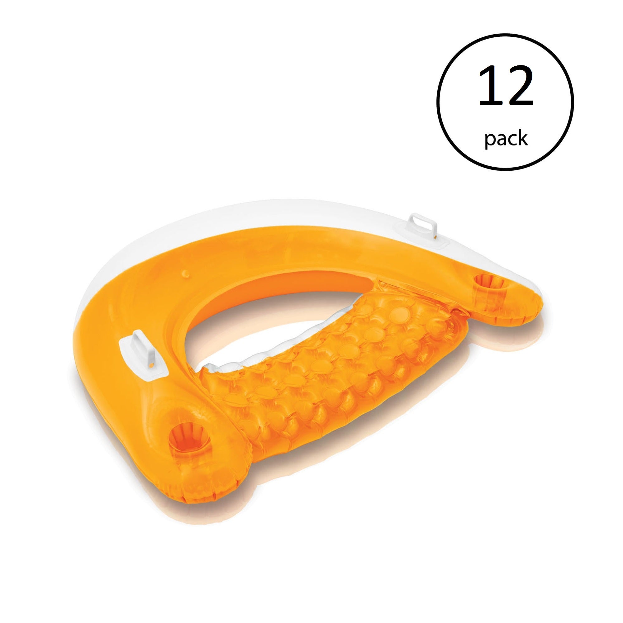 Intex Sit N Float Inflatable Swimming Pool Lounger (Color May Vary) (12 Pack)