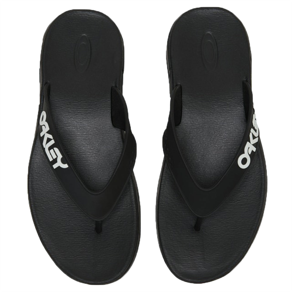 Oakley Ultimate Comfort B1B Flip Flop Sandals Mens Size 9, Black (Open Box)