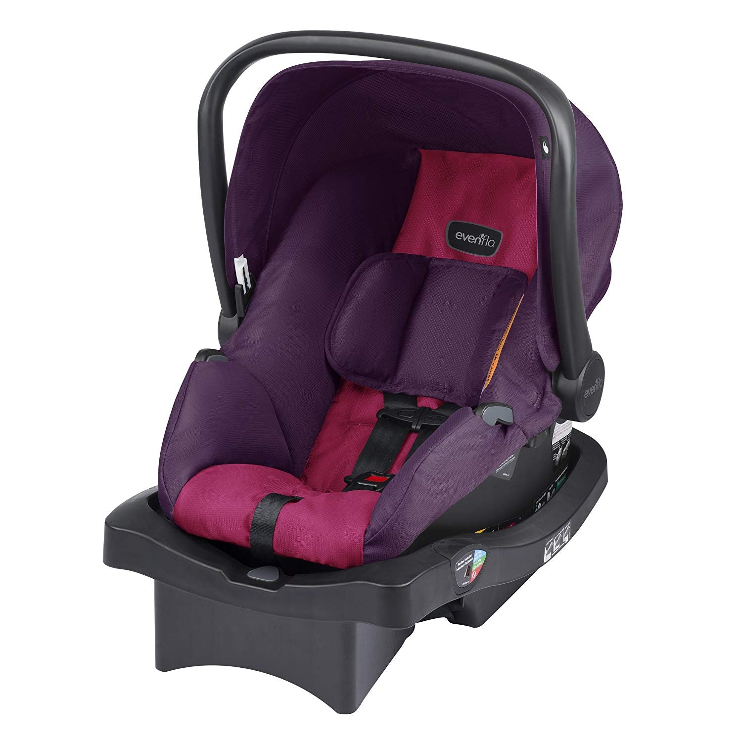 Evenflo Folio Tri Fold All in 1 Baby Travel System, Blackberry (Open Box)