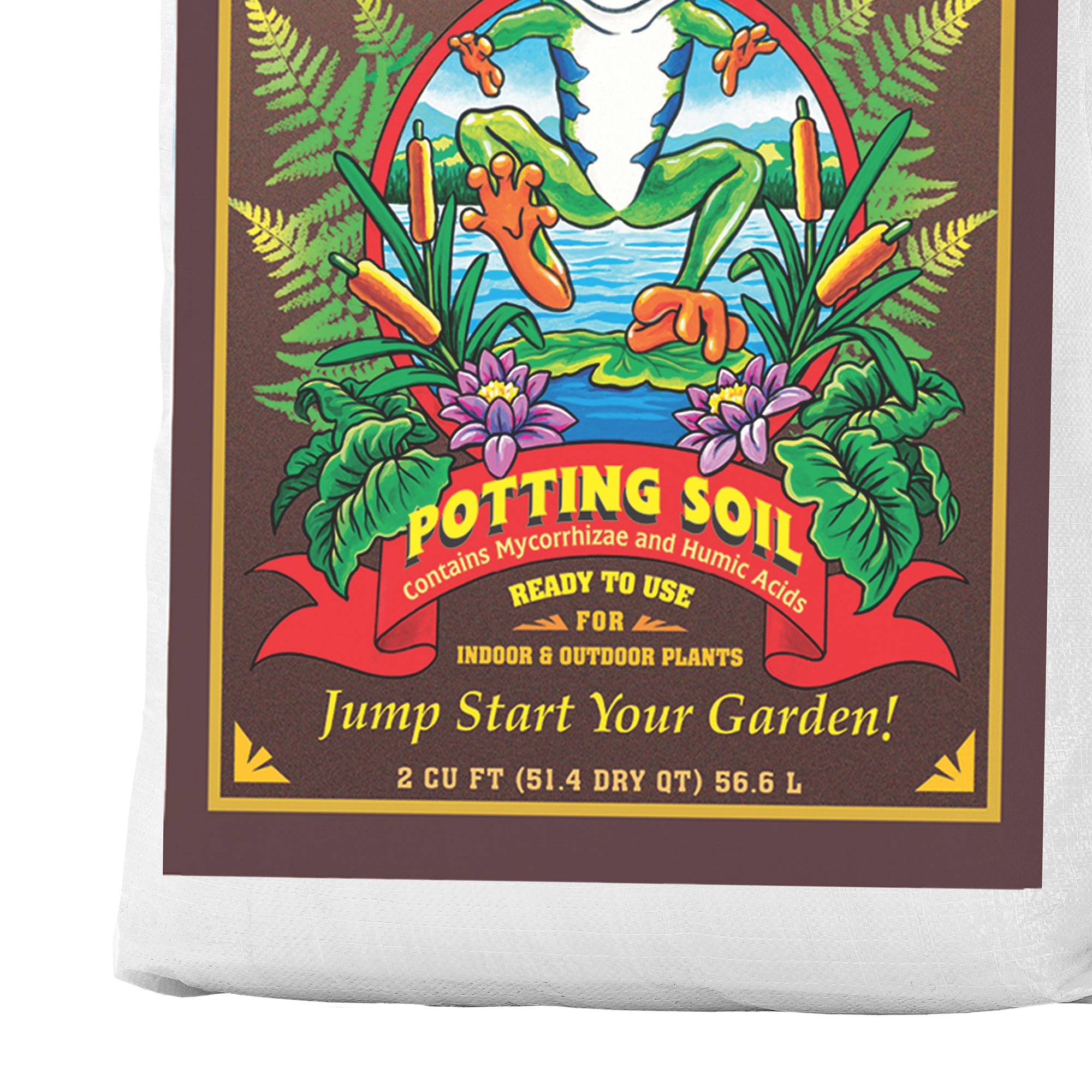 Foxfarm FX14047 Happy Frog Ph Adjusted Garden Potting Soil Mix, 2 Cubic Feet (For Parts)