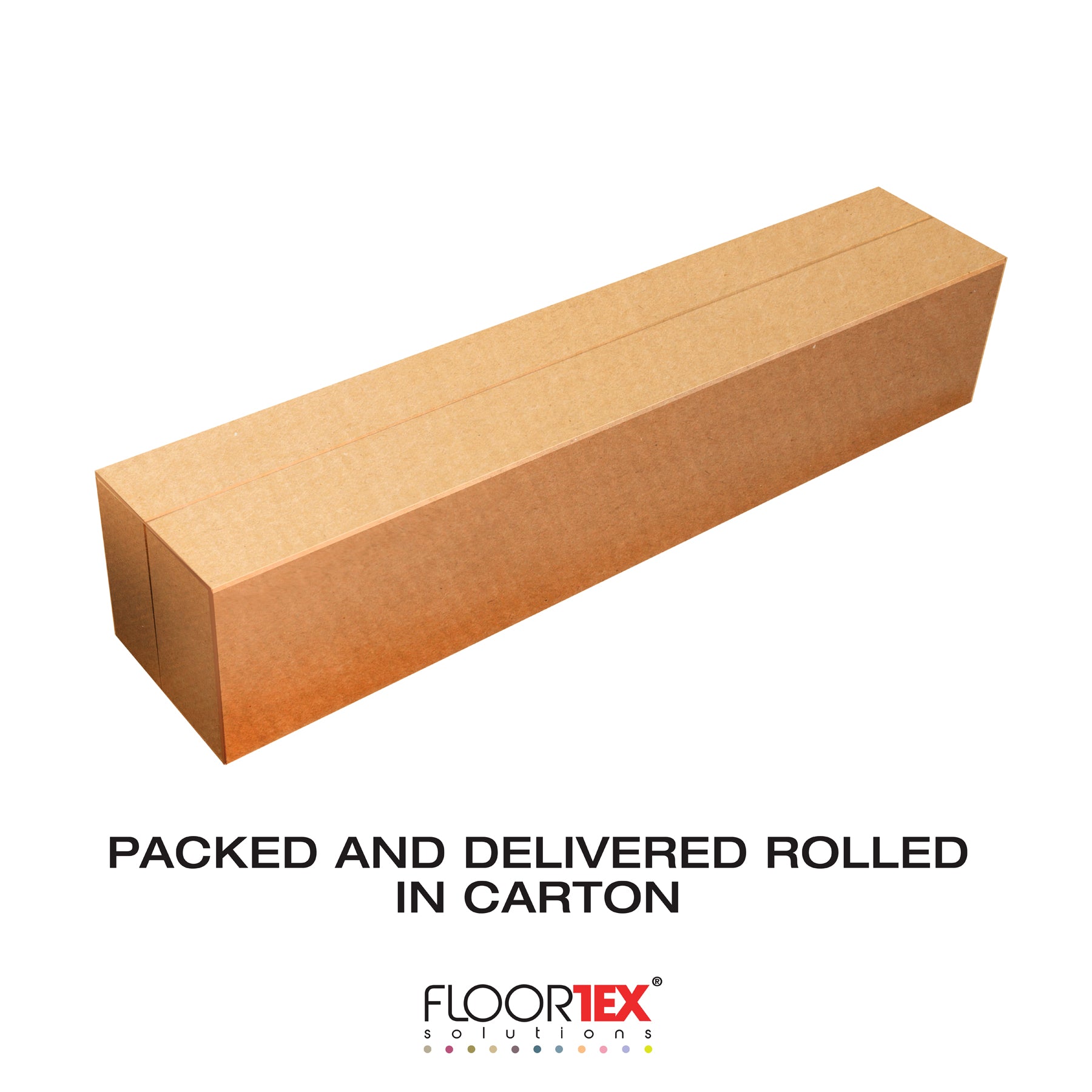 Floortex Solutions 48x53 Inch Office Floor Chair Plush Carpet Mat (Open Box)