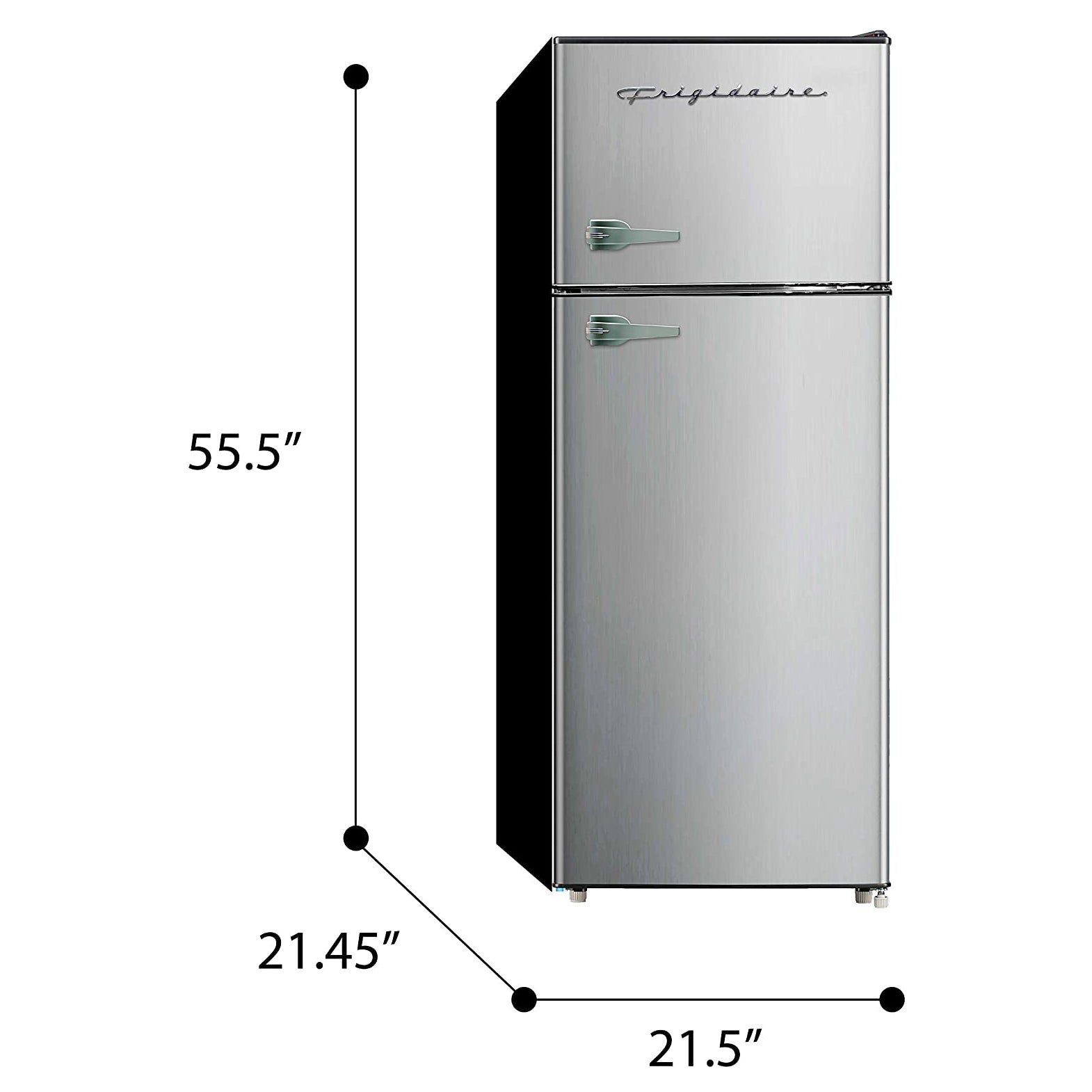 Frigidaire 7.2 Cu. Ft. Stainless Steel Apartment Size Refrigerator (Damaged)