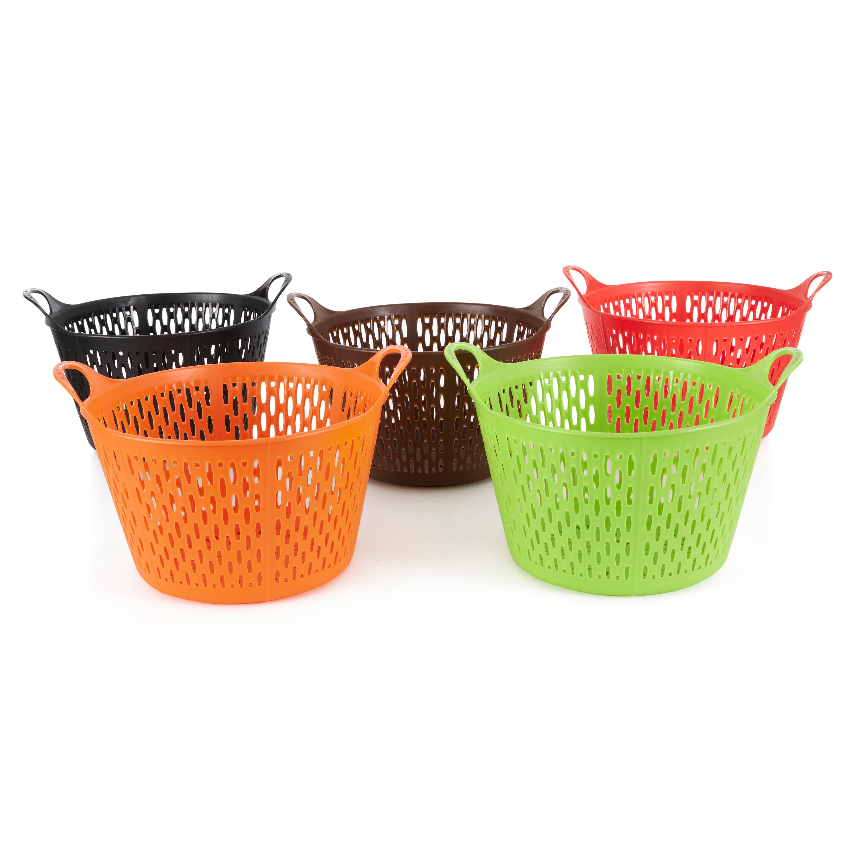 Tuff Stuff Products FSC4-BR 3.75 Gallon Flex Sieve Colander with Handles, Brown