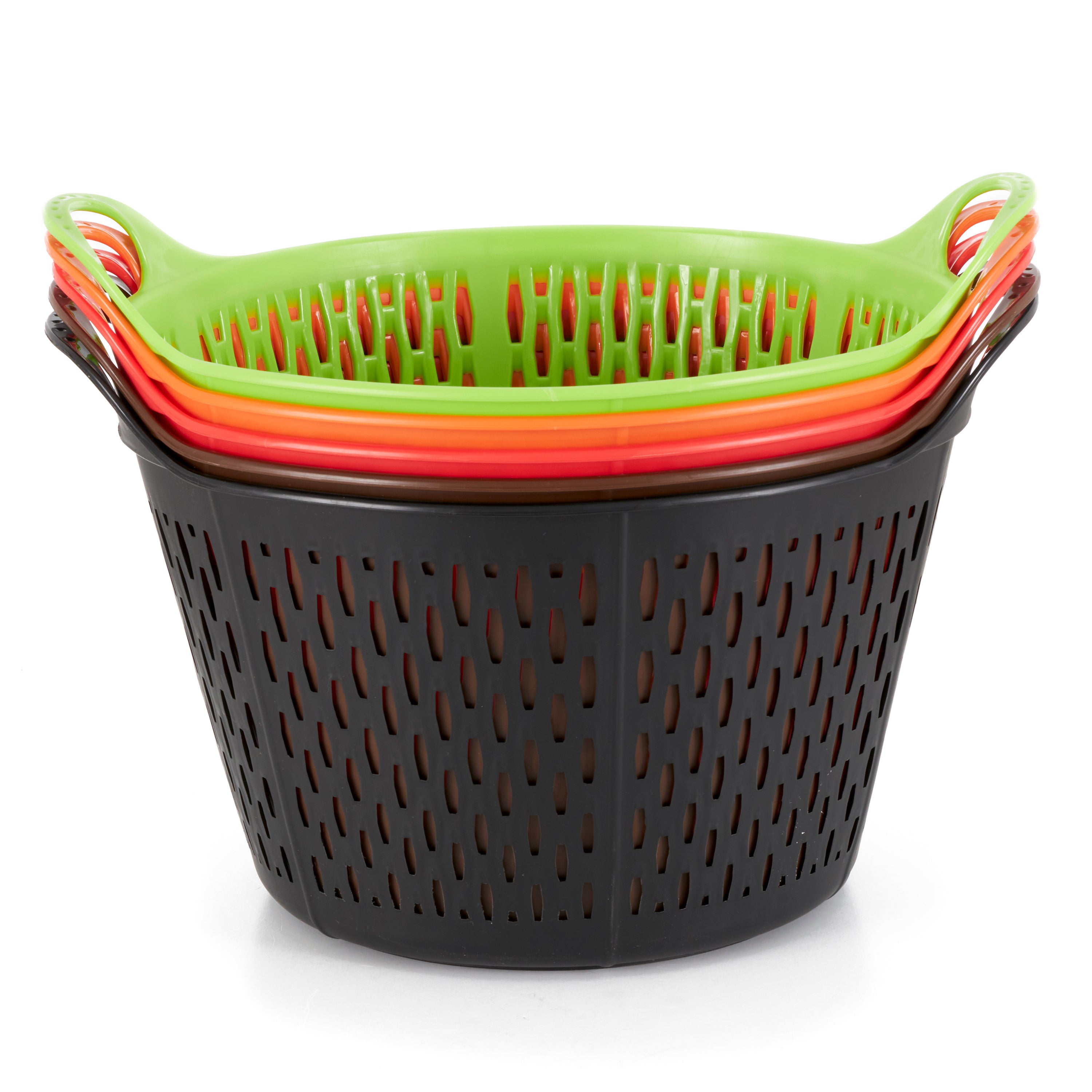 Tuff Stuff Products FSC4-BR 3.75 Gallon Flex Sieve Colander with Handles, Brown