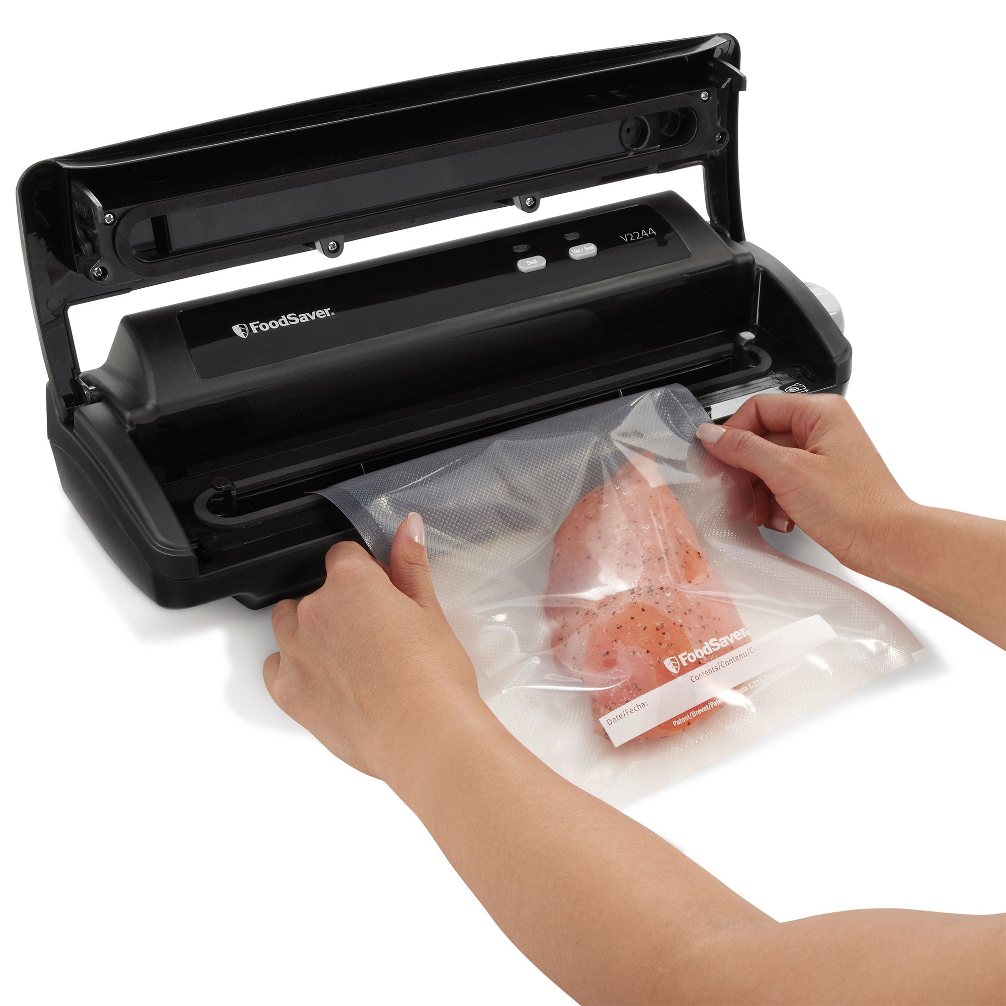 FoodSaver v2244 Vacuum Sealing Food Sealer Saver System with Starter Kit, Black