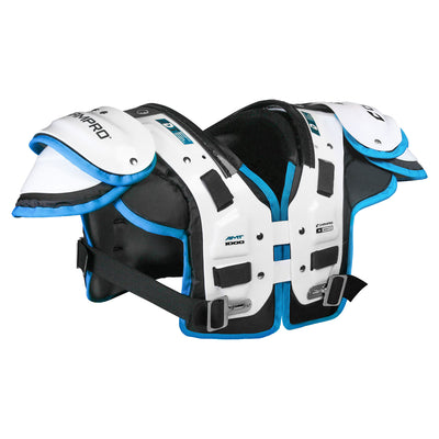 Champro AMT-1000 Shoulder Pad Football Equipment Gear with Clavicle Pads, Large